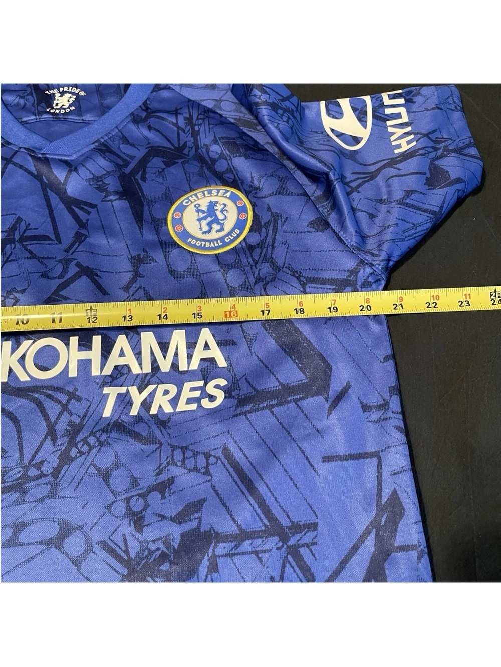 Nike Chelsea FC Home Jersey 2019/20 Blue Yokohama Tyres Football Shirt Size M - Picture 6 of 7